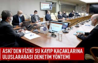 ASKİ'den fiziki su kaçaklarına uluslararası...