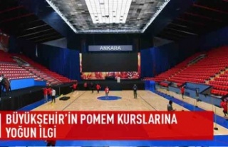 Büyükşehir'in POMEM kurslarına yoğun ilgi