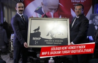 Gölbaşı Kent Konseyi'nden MHP İl Başkanı...