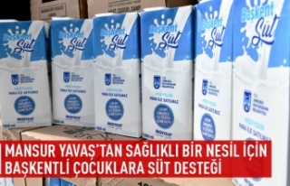 MANSUR YAVAŞ’TAN SAĞLIKLI BİR NESİL İÇİN...