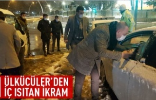 Ülkü Ocakları'ndan sıcak çorba