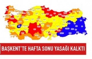 Ankara'da uygulanan hafta sonu yasağı kaldırıldı