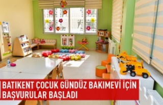 Batıkent Çocuk Gündüz Bakımevi için başvurular...