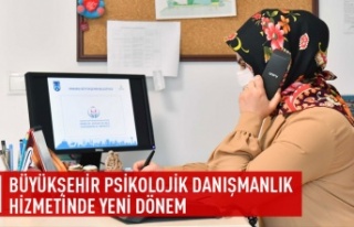 Büyükşehir psikolojik danışmanlık hizmetinde...