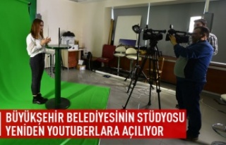 Büyükşehir stüdyolarının kapıları youtuberlara...