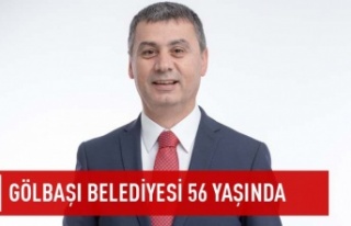 Gölbaşı belediyesi 56 yaşında