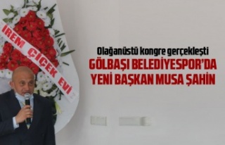 Gölbaşı Belediyespor’un yeni başkanı belli...