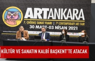 Kültür ve sanatın kalbi başkent'te atacak