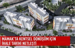 Mamak'ta kentsel dönüşüm için ihale tarihi...