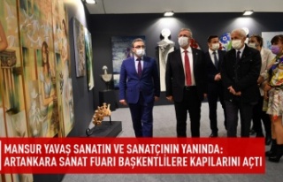 Mansur Yavaş sanatın ve sanatçının yanında:...