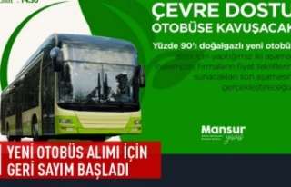 Yeni otobüs alımı için geri sayım başladı