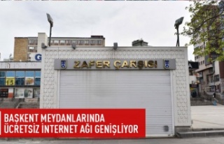 Başkent meydanlarına ücretsiz internet ağı genişliyor