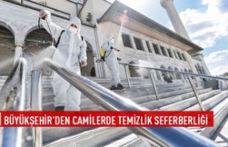 Büyükşehir'den camilerde temizlik seferberliği