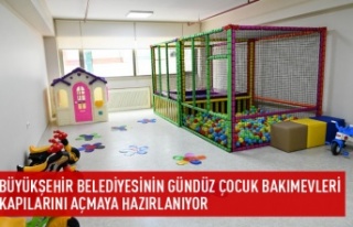 Büyükşehir gündüz bakımevlerini açmaya hazırlanıyor