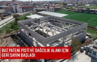 Gölbaşı buz pateni pisti ile dağcılık alanında...