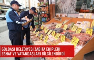 Gölbaşı zabıtası virüs mesaisinde