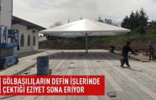 Gölbaşılıların defin işlerinde çektiği eziyet...