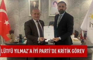 Lütfü Yılmaz'a İYİ Parti'de kritik...