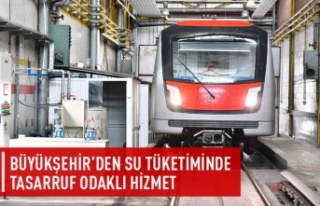 Büyükşehir'den su tüketiminde tasarruf odaklı...