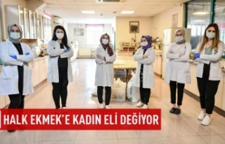 Halk Ekmek'e kadın eli değiyor