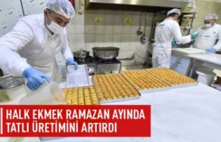 Halk Ekmek Ramazan ayında tatlı üretimini arttırdı