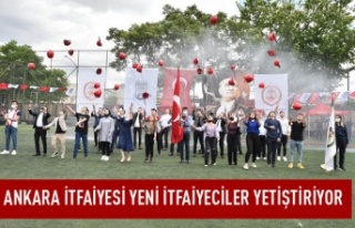 Ankara itfaiyesi yeni itfaiyeciler yetiştiriyor