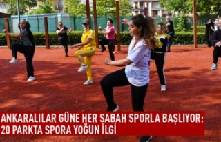 Ankaralılar güne sporla başlıyor