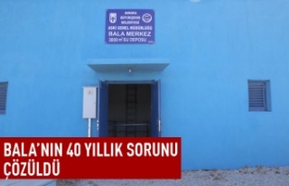 Bala'nın 40 yıllık sorunu çözülüyor