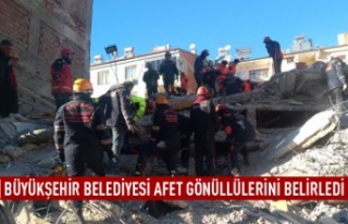 Büyükşehir Belediyesi afet gönüllülerini belirledi