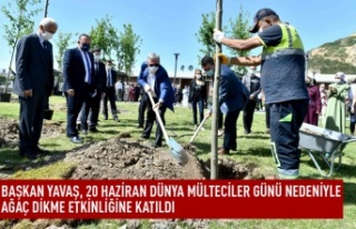 Mansur Yavaş ağaç dikme etkinliğine katıldı