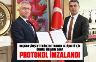 Tarım gelişmesi için belediye ve üniversiteden...