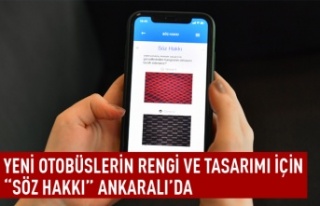 Yeni otobüslerin rengi ve tasarımı için söz Ankara'da