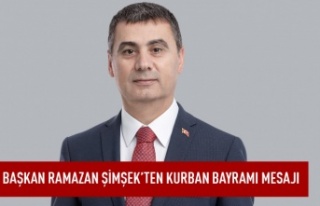 Başkan Ramazan Şimşek'ten Kurban Bayramı...