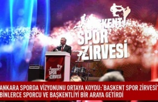 Başkent sporda vizyonunu ortaya koydu: ' Başkent...