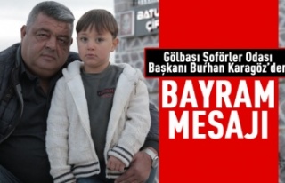 Burhan Karagöz'den Kurban Bayramı mesajı