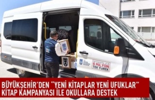 Büyükşehir'den "yeni kitaplar yeni ufuklar"...