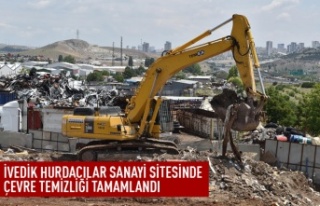 İvedik'te temizlik tamamlandı