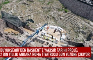 Roma Tiyatrosu gün yüzüne çıkıyor