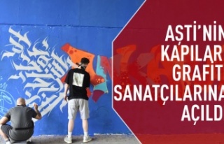 AŞTİ'nin kapıları grafiti sanatçılarına...