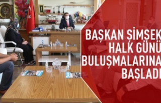 Başkan Ramazan Şimşek, vatandaşlarla buluşmaya...