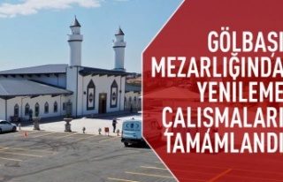 Gölbaşı Mezarlığı Hizmet Binası yenilendi