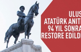 Ulus'taki Atatürk Anıtı restore edildi