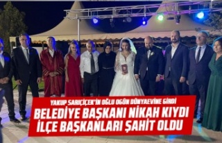 Yakup Sarıçiçek'in oğlu Ogün dünyaevine...