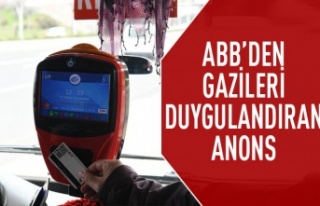 ABB'den gazileri duygulandıran anons