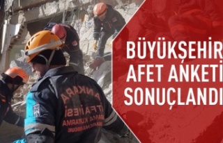 Ankara'da afet anketi