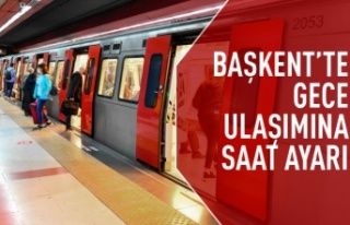 Ankara'da gece ulaşımına saat uyarı