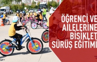 Ankaralı öğrenci ve ailelerine bisiklet sürüş...