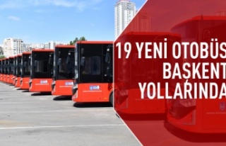 Başkent'in yeni otobüsleri yollarda