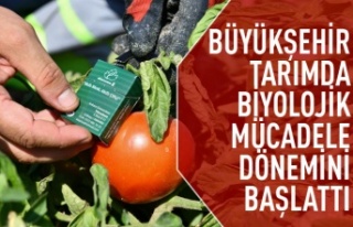 Büyükşehir tarımda biyolojik mücadele dönemini...