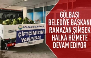 Gölbaşı Belediyesi Hem Çiftçiye Hem Vatandaşa...